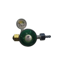 Colorato GAS REGULATOR WITH SAFETY VALVE AND MANOMETER 30 MBAR, 1.5 KG/H LOW PRESSURE